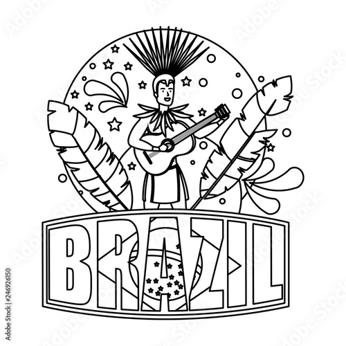brazilian male dancer with brazil label