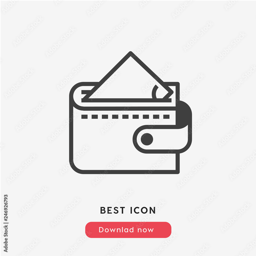 online wallet icon vector symbol online wallet icon vector symbol