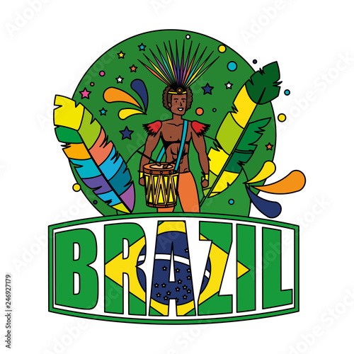 brazilian male dancer with brazil label