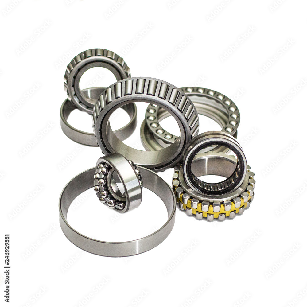 A set of bearings around the world. A set of bearings around the world.