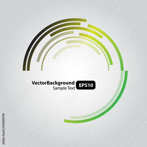 Abstract technology circles vector background