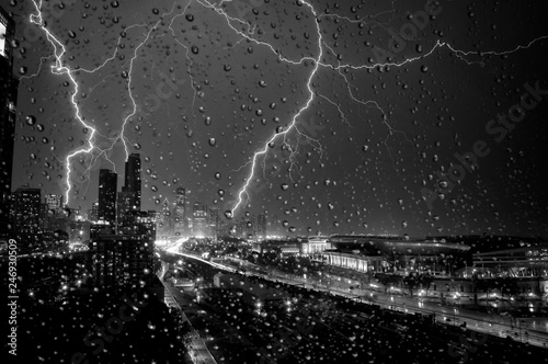Lightning Storm in Chicago 