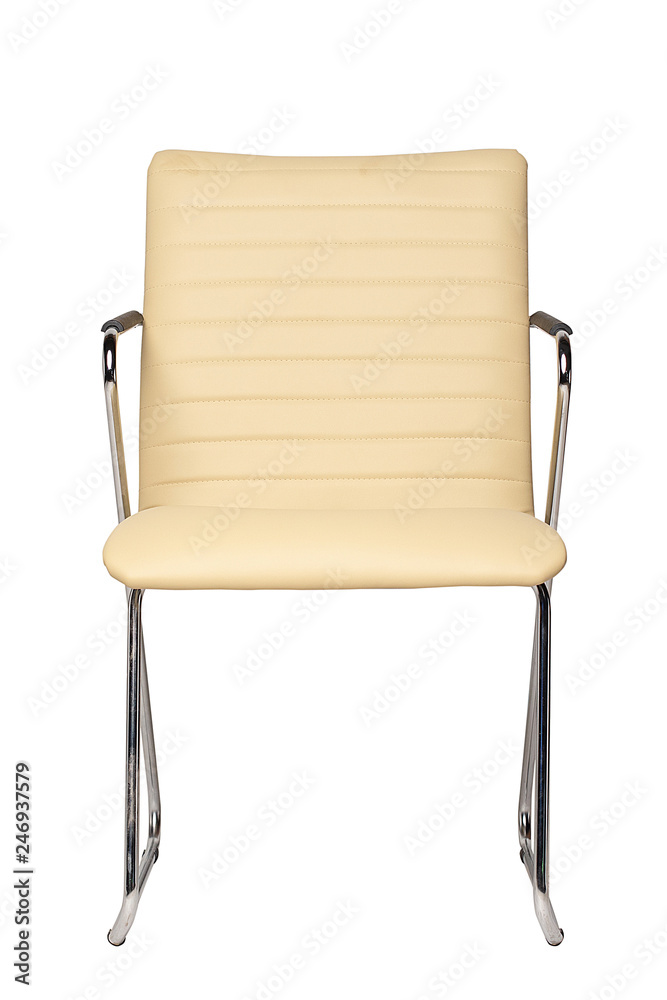 White office chair isolated on white background White office chair isolated on white background