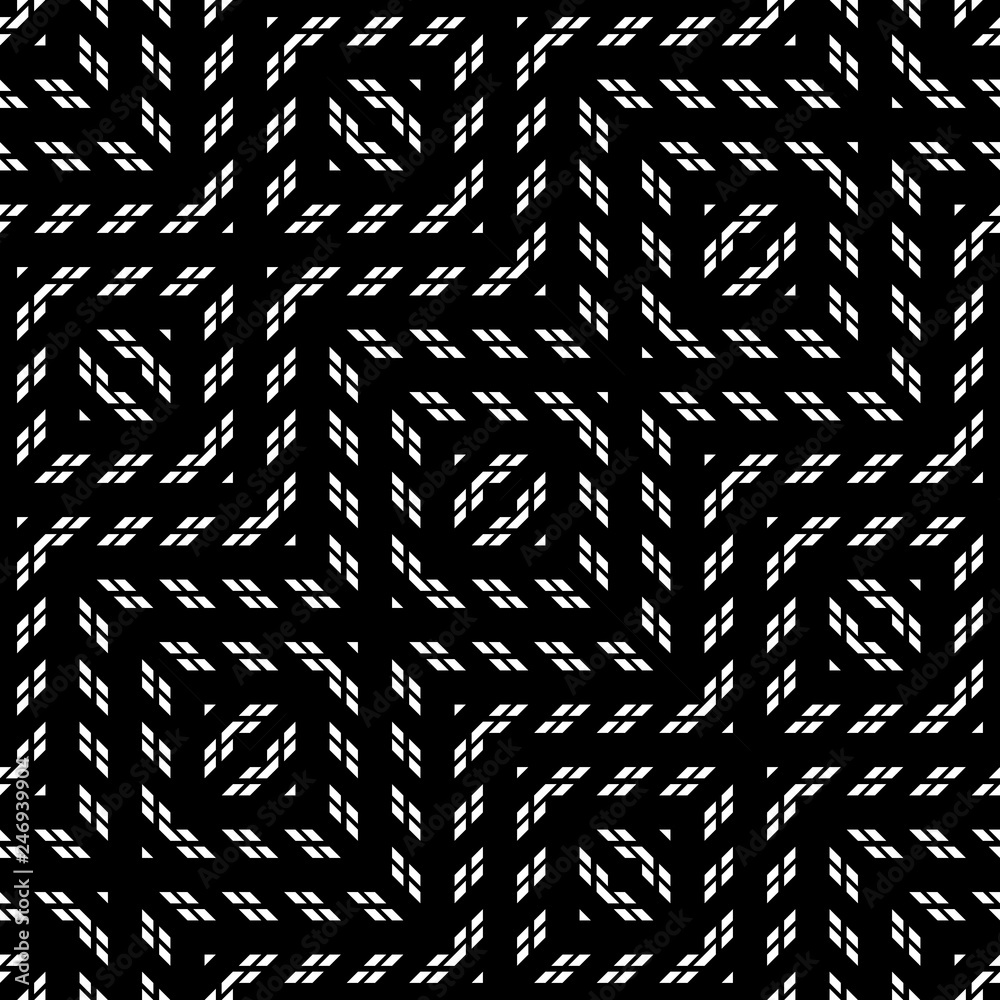 Design seamless monochrome diamond pattern Design seamless monochrome diamond pattern