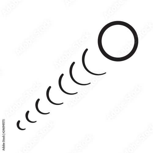 ball motion trails