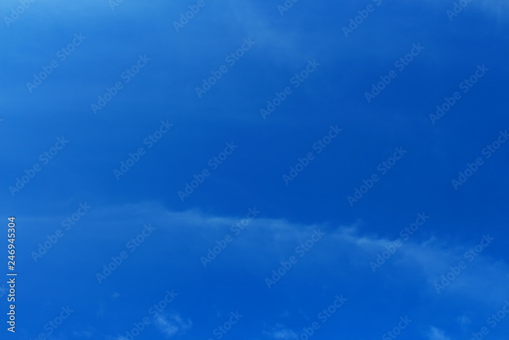 Obraz premium Blue sky with white clouds beautiful background.