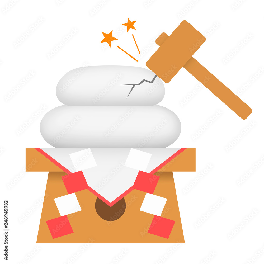 鏡開き Stock イラスト Adobe Stock