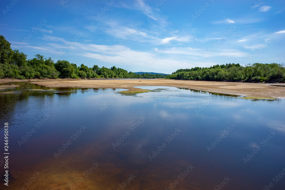 Fluss Glomma in Norgwegen