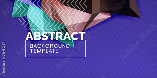 Triangular low poly background design