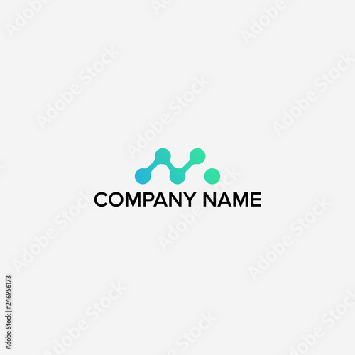 Logo design and logo template