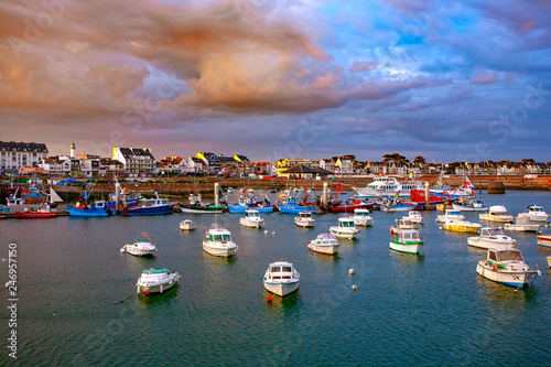 france; brittany; Quiberon :  port