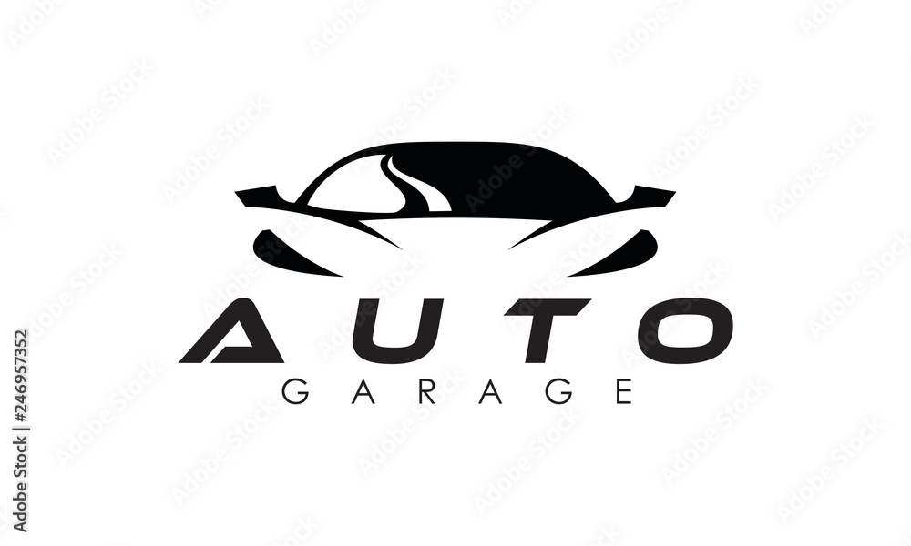Auto garage logo Stock Vector