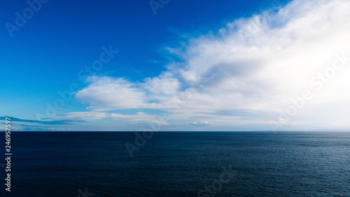 Fototapeta Naklejka Na Ścianę i Meble -  Sunny day over the Mediterranean Sea in Sicily