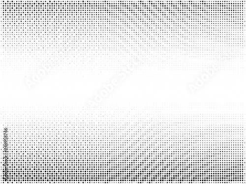 Halftone gradient pattern. Abstract halftone dots background. Monochrome dots pattern. Grunge texture. Pop Art  Comic small dots. Vector design for presentation  business cards  report  flyer  cover