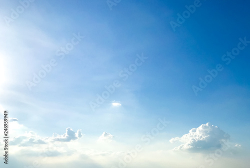 Blue sky with cloud, Nice day. © AnuStudio