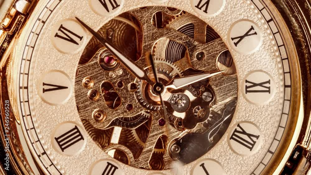 Spiral clock track of time