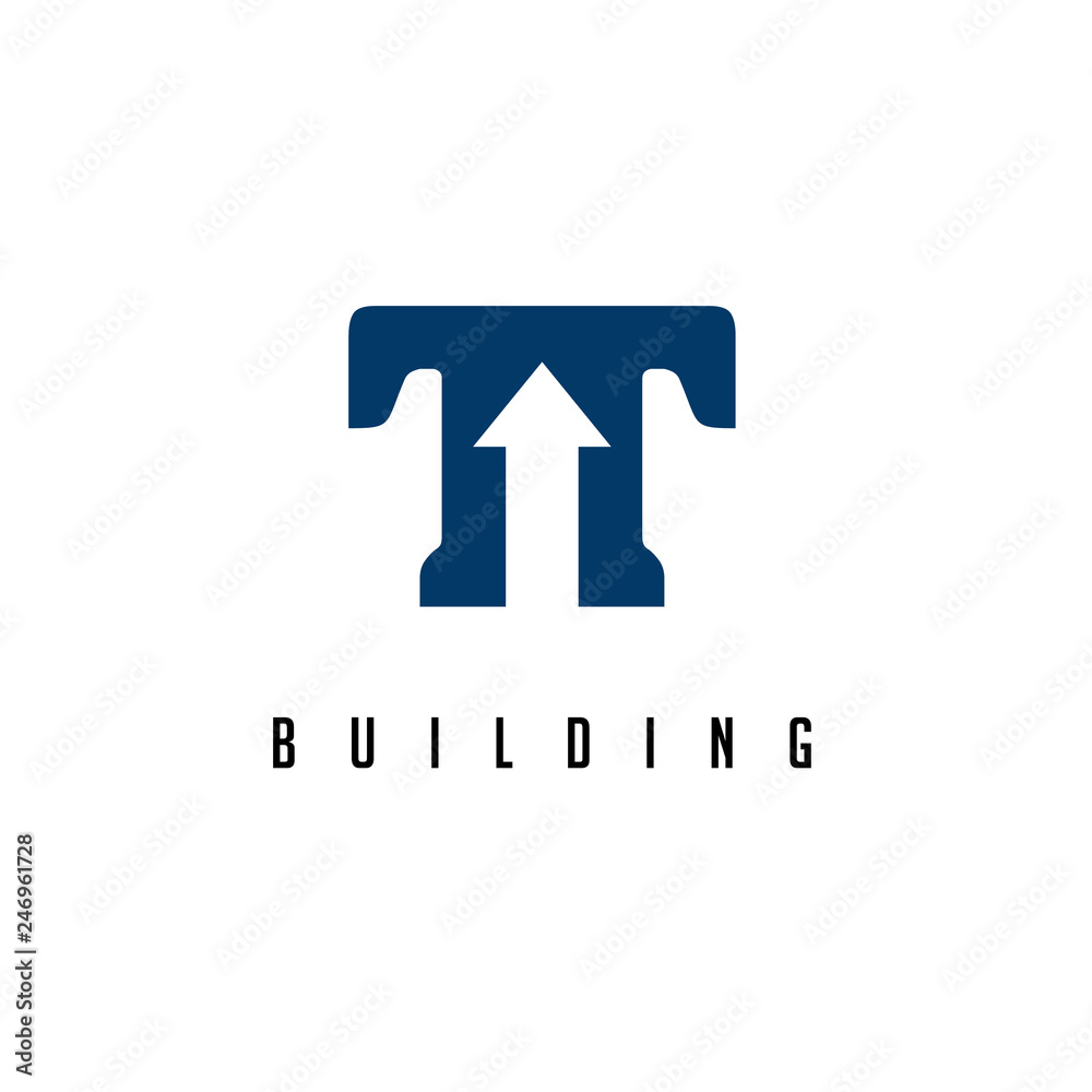 Up Arrow Between Two Letters T. Up Arrow Between Two Letters T.