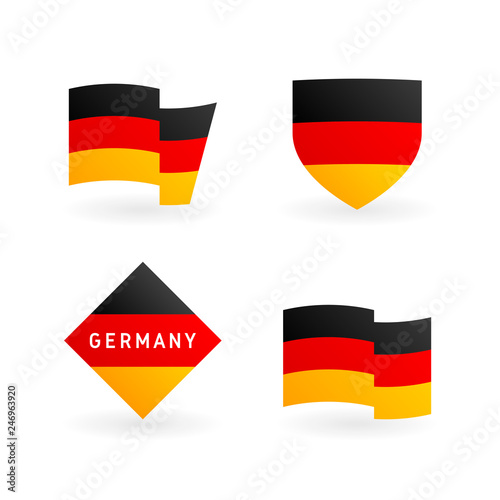 Germany flag illustration