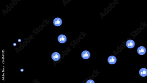 Social Network Emoji Reactions with Alpha Channel
