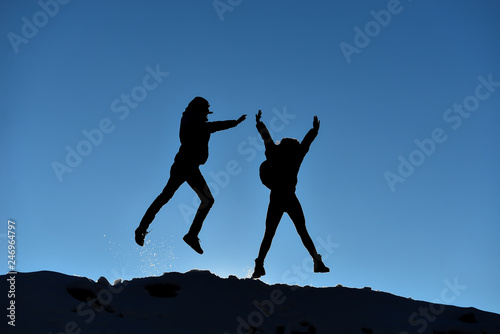 peak success of enthusiastic and energetic couples