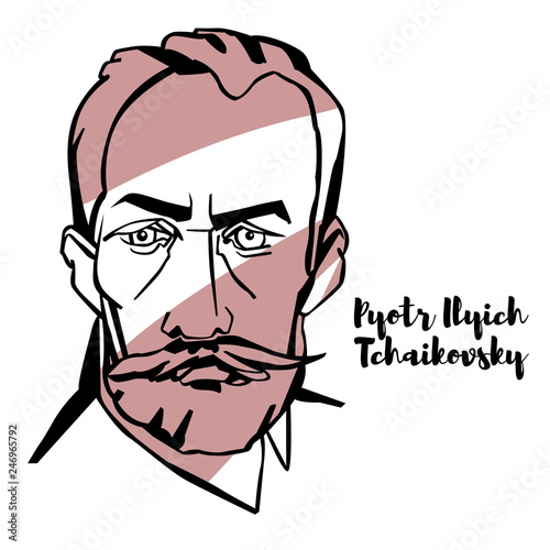 Pyotr Ilyich Tchaikovsky Portrait photo