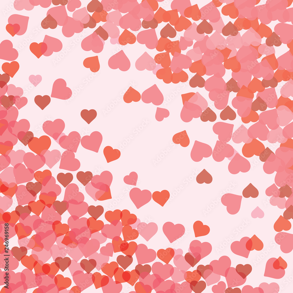 Colored Heart Illustration valentine's day card elegant festive vector with space for text. Symbols of tenderness and love Colored Heart Illustration valentine's day card elegant festive vector with space for text. Symbols of tenderness and love