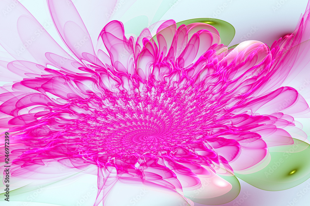 Obraz premium 3d abstract computer generated fractal design.Fractal is never-ending pattern.Fractals are infinitely complex patterns that are self-similar across different scales.