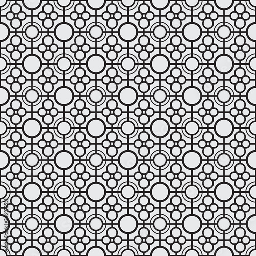 Abstract art modern geometric seamless pattern