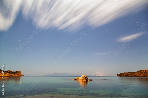 Paranga beach at night photo