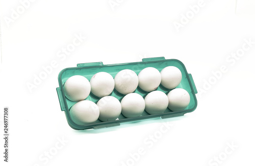 Eier in der Box photo