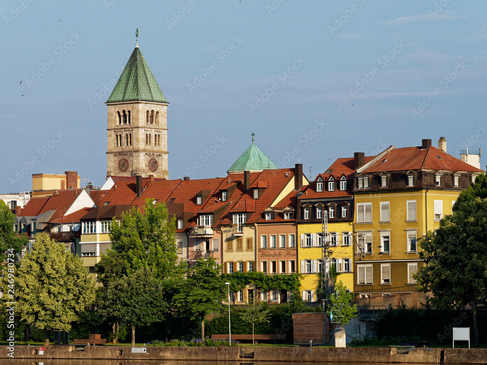 Stadtansicht Schweinfurt am Main, Unterfranken, Bayern, Deutschland