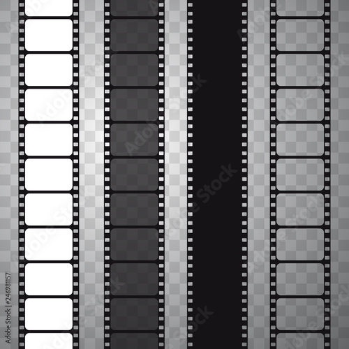 Film strip, vector illustration. 