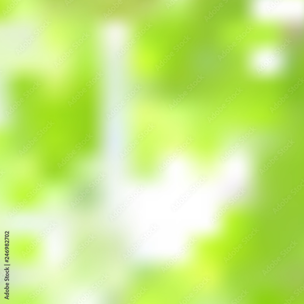 Obraz premium Abstract green blurred background. Vector illustration.