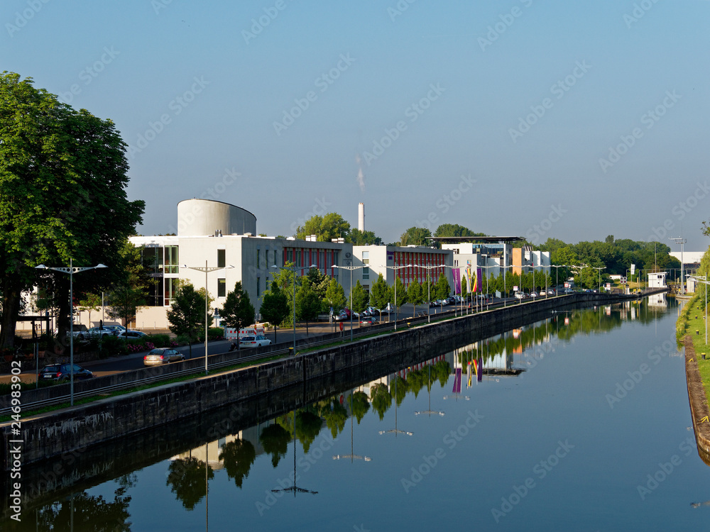 Naklejka premium Stadtansicht Schweinfurt am Main, Unterfranken, Bayern, Deutschland