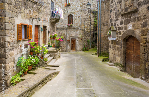 Fototapeta Naklejka Na Ścianę i Meble -  Vitorchiano, medieval italian village in Viterbo Province, Lazio, Italy.