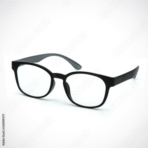 Glasses,Image of modern,fashionable,color black on white background.