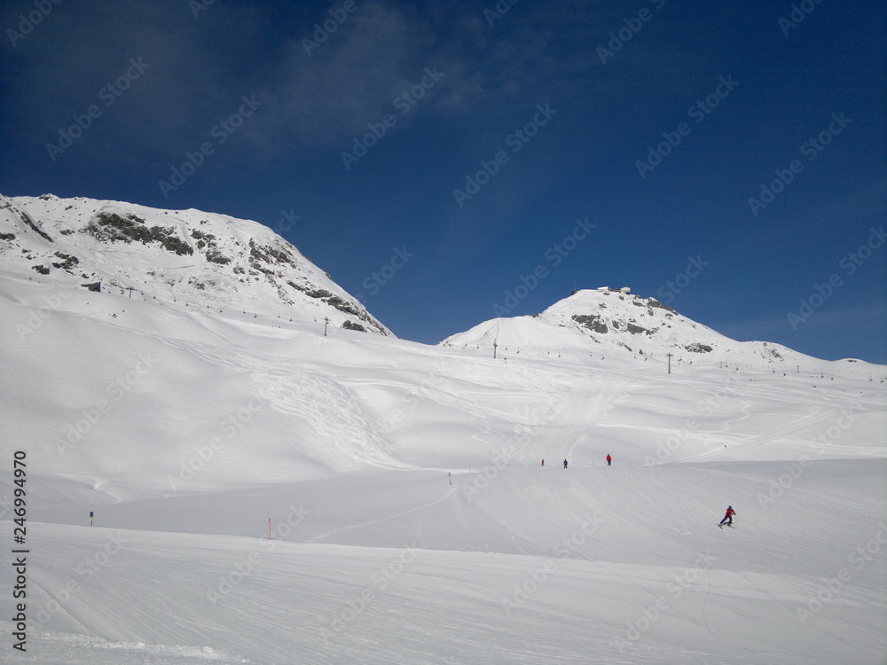 Snowy Landscape / Schneelandschaft Arosa Skipiste