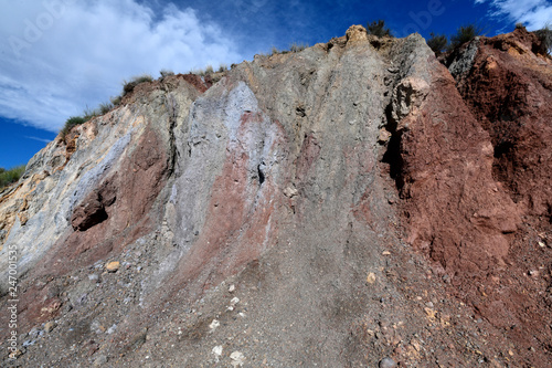 Erosionsgestein in der Wüste von Tabernas - Spanien photo