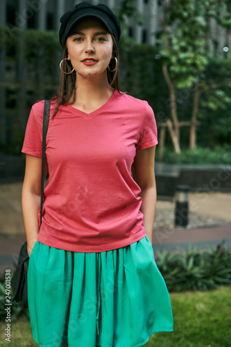 Street female portrait