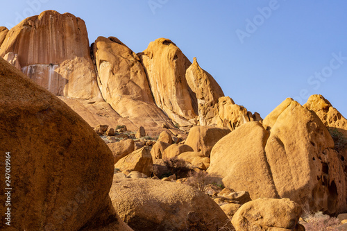 Rock formation at Spitzkoppe in the Namib Desert, Namibia