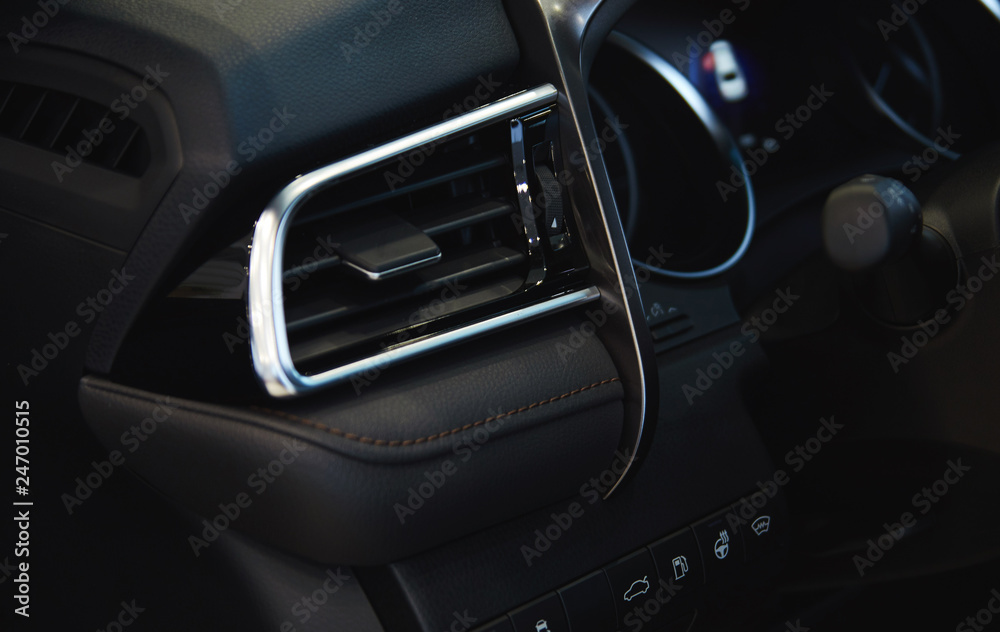 Fototapeta premium air duct on car dashboard