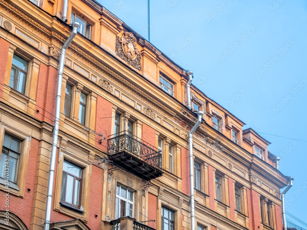 Old building in Saint Petersburg, Russia