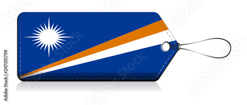 Marshall Island flag , Label of  Product made in Marshall Island