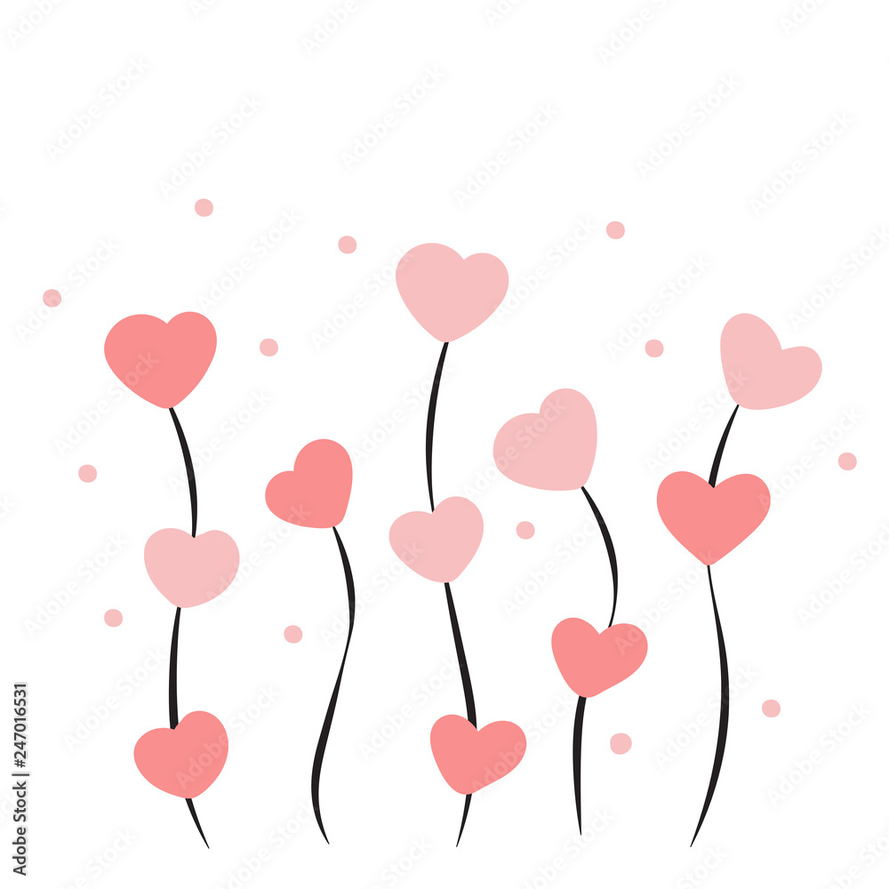 cute valentines vector illustration 
