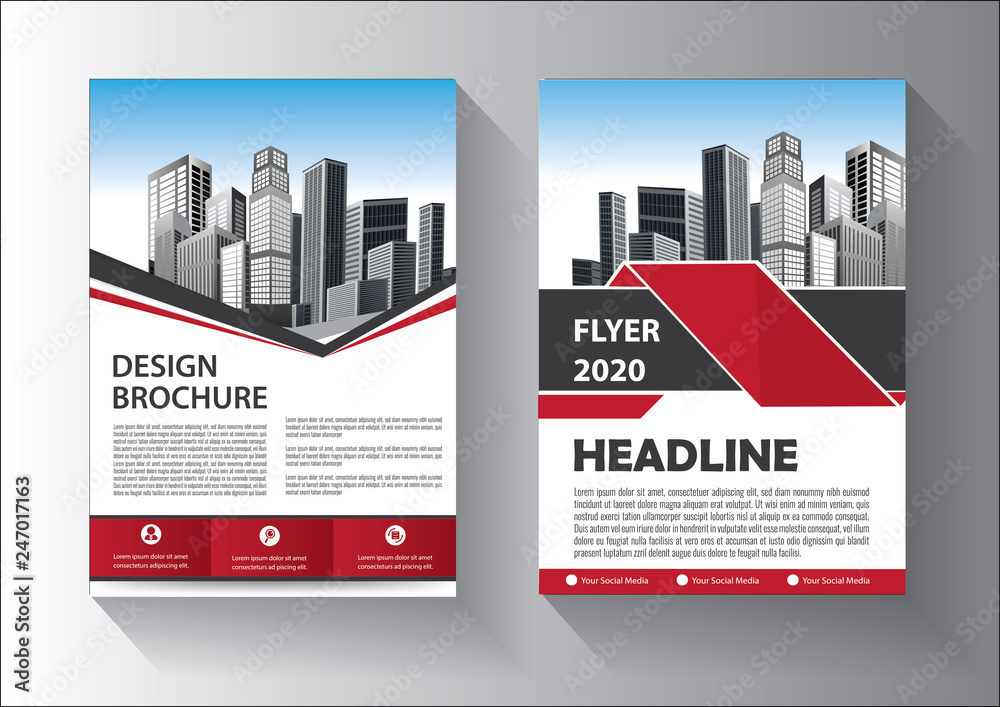 cover, layout, brochure, magazine, catalog, flyer for company or report