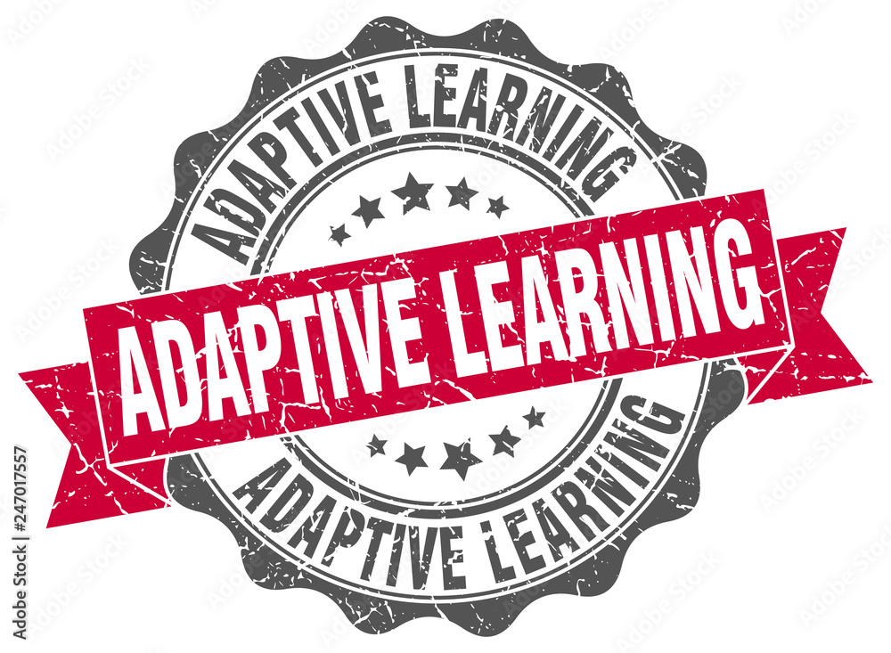 Obraz premium adaptive learning stamp. sign. seal