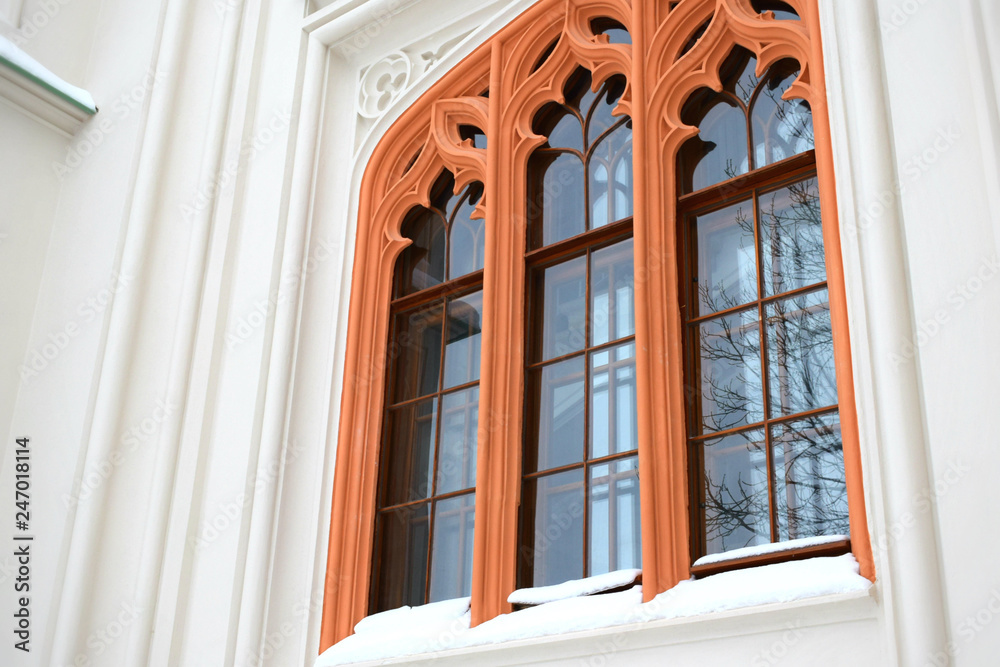 Obraz premium part of the facade of the building