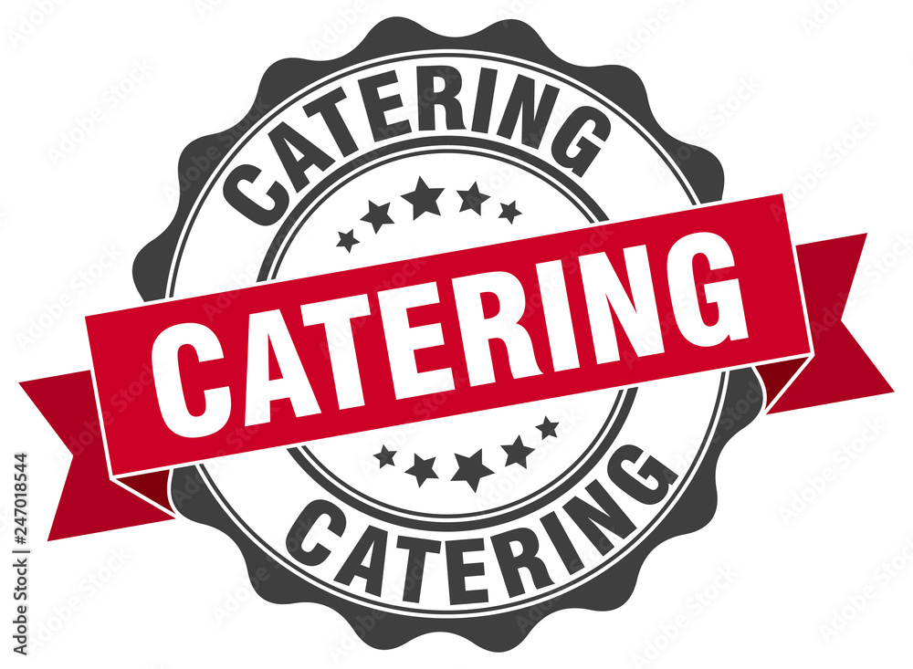 Fototapeta premium catering stamp. sign. seal