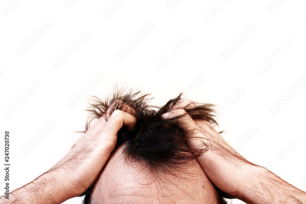 Foto Haare raufen
