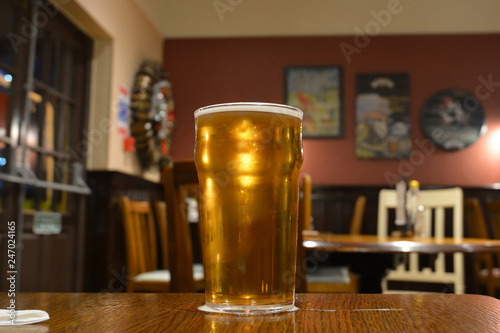 Glass beer, Ale - UK